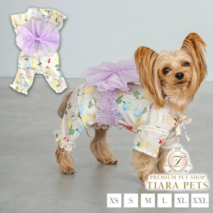 クレイジーブー CRAZYBOO アサガオ柄甚平【犬服 小型犬 ウエア 甚平 セレブ】