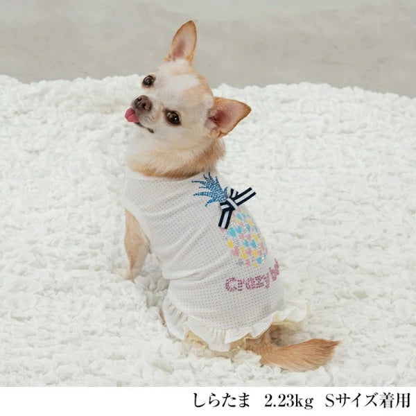 クレイジーブー CRAZYBOO パインフリルタンク【犬服 小型犬 ウエア トップス タンクトップ セレブ】