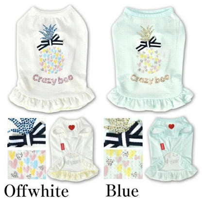 クレイジーブー CRAZYBOO パインフリルタンク【犬服 小型犬 ウエア トップス タンクトップ セレブ】