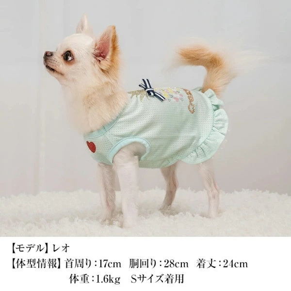 クレイジーブー CRAZYBOO パインフリルタンク【犬服 小型犬 ウエア トップス タンクトップ セレブ】