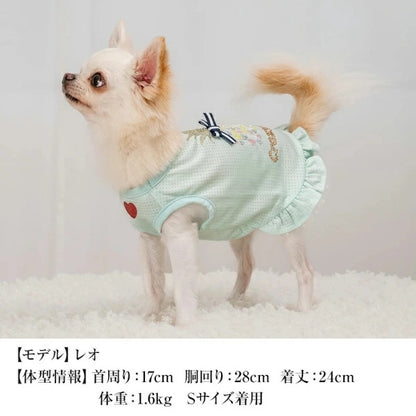 クレイジーブー CRAZYBOO パインフリルタンク【犬服 小型犬 ウエア トップス タンクトップ セレブ】