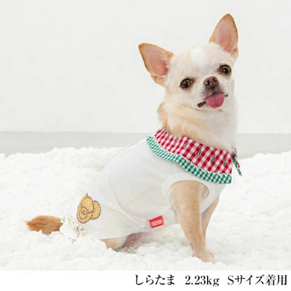クレイジーブー CRAZYBOO スイカ襟タンク【犬服 小型犬 ウエア トップス タンクトップ セレブ】