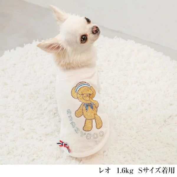 クレイジーブー CRAZYBOO キラキラマリンベアタンク【犬服 小型犬 ウエア トップス タンクトップ セレブ】