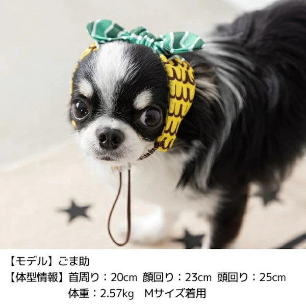 ディーズチャット D's CHAT フルーツ柄クーリングバンド【犬服 小型犬 ドッグウェア ヘアバンド】