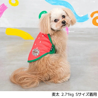ディーズチャット D's CHAT フルーツ柄クーリングエプロン【犬服 小型犬 ドッグウェア エプロン】