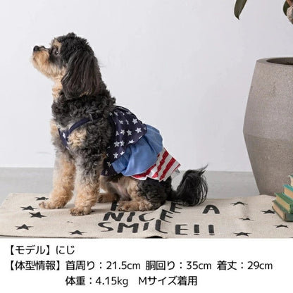 ディーズチャット D's CHAT 星柄キャミワンピ【犬服 小型犬 ドッグウェア ワンピース】
