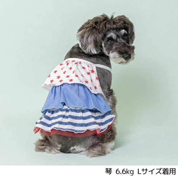 ディーズチャット D's CHAT 星柄キャミワンピ【犬服 小型犬 ドッグウェア ワンピース】