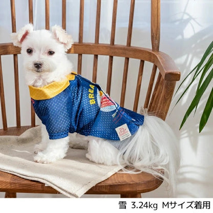ディーズチャット D's CHAT 背開きメッシュシャツ【犬服 小型犬 ドッグウェア トップス シャツ】