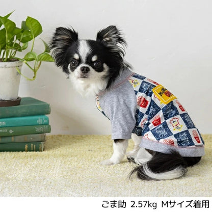 ディーズチャット D's CHAT ラバーワッペンTシャツ【犬服 小型犬 ドッグウェア トップス Tシャツ】