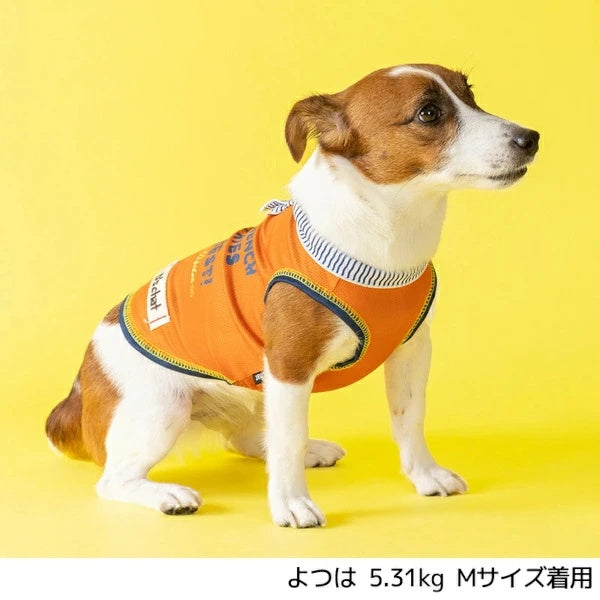 ディーズチャット D's CHAT ポテト柄セーラータンク【犬服 小型犬 ドッグウェア トップス タンクトップ】