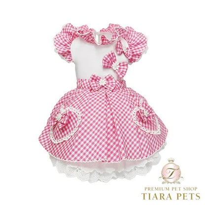 リュクスバーディ Luxe birdie ジュネスワンピース【小型犬 犬服 ワンピース ドレス セレブ】