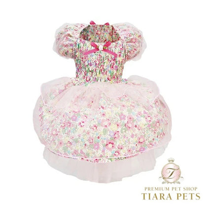 リュクスバーディ Luxe birdie フィオーリワンピース【小型犬 犬服 ワンピース ドレス セレブ】