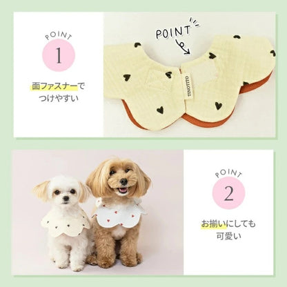 ティノティート TINOTITO ハートクーリングスタイ【小型犬 犬用 スタイ カジュアル】