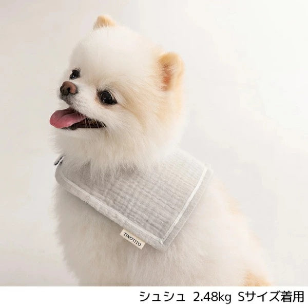 ティノティート TINOTITO スクエアクーリングスタイ【小型犬 犬用 スタイ カジュアル】