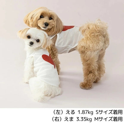 ティノティート TINOTITO ラメハートタンク【小型犬 犬服 トップス タンクトップ カジュアル】