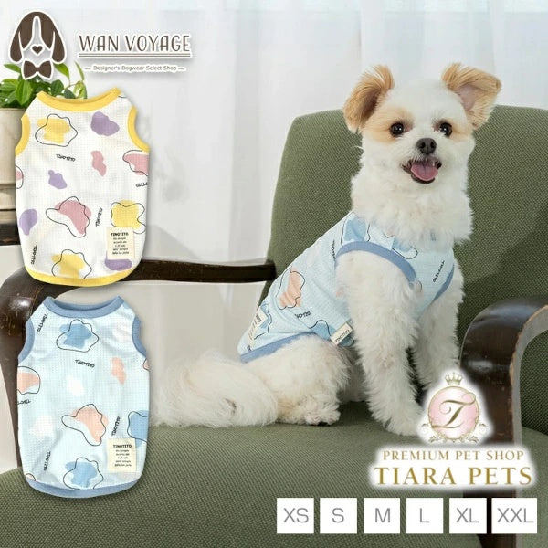 ティノティート TINOTITO ドリッピング柄タンク【小型犬 犬服 トップス タンクトップ カジュアル】