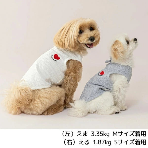 ティノティート TINOTITO ポコポコリボンタンク【小型犬 犬服 トップス タンクトップ カジュアル】