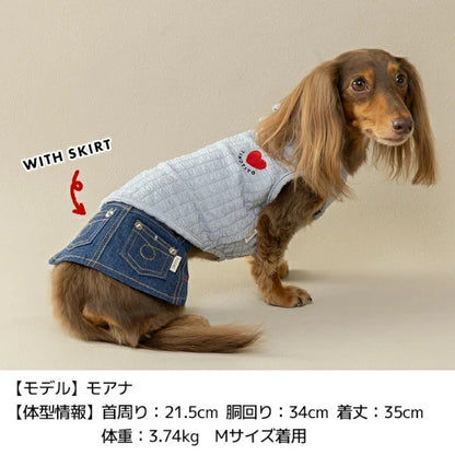ティノティート TINOTITO ポコポコリボンタンク【小型犬 犬服 トップス タンクトップ カジュアル】