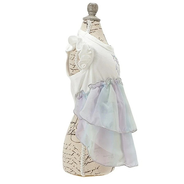 アナ スイ ANNA SUI ユニコーンチュールワンピ【小型犬 犬服 ワンピース ドレス キャミソール セレブ】