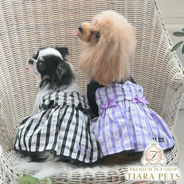 アナ スイ ANNA SUI ギンガムチェックドッキングワンピ【小型犬 犬服 ワンピース ドレス キャミソール セレブ】