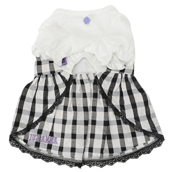 アナ スイ ANNA SUI ギンガムチェックドッキングワンピ【小型犬 犬服 ワンピース ドレス キャミソール セレブ】