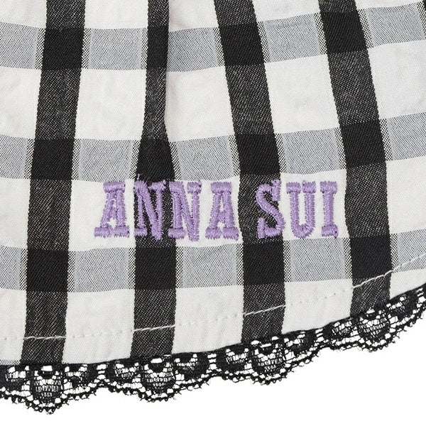 アナ スイ ANNA SUI ギンガムチェックドッキングワンピ【小型犬 犬服 ワンピース ドレス キャミソール セレブ】