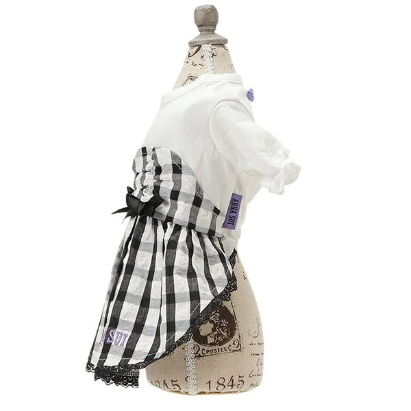 アナ スイ ANNA SUI ギンガムチェックドッキングワンピ【小型犬 犬服 ワンピース ドレス キャミソール セレブ】