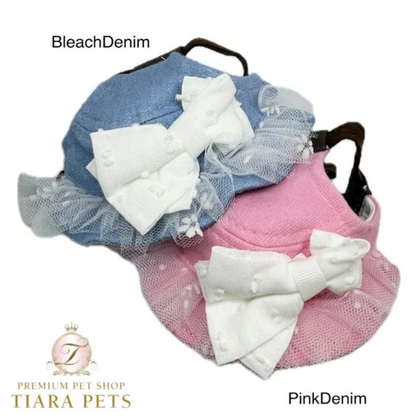 ★受注生産★ガーデン オブ エデン Garden of Eden ガーリーリボンハット【小型犬 セレブ 帽子 キャップ ハット】