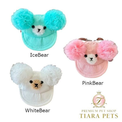 ★受注生産★ガーデン オブ エデン Garden of Eden DenimPopBearCAP【小型犬 セレブ 帽子 キャップ ハット】