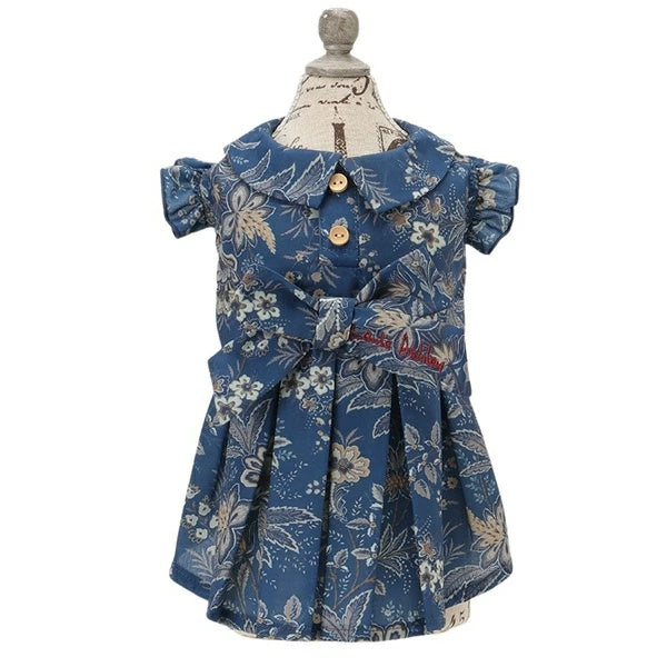 ローラアシュレイ LAURA ASHLEY リボンワンピース【小型犬 犬服 ウエア ワンピース ドレス セレブ】