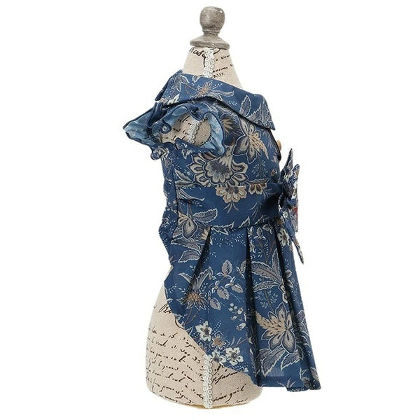 ローラアシュレイ LAURA ASHLEY リボンワンピース【小型犬 犬服 ウエア ワンピース ドレス セレブ】