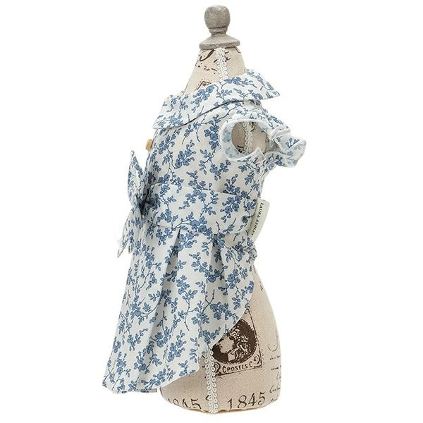 ローラアシュレイ LAURA ASHLEY リボンワンピース【小型犬 犬服 ウエア ワンピース ドレス セレブ】