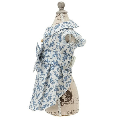 ローラアシュレイ LAURA ASHLEY リボンワンピース【小型犬 犬服 ウエア ワンピース ドレス セレブ】