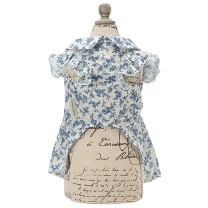 ローラアシュレイ LAURA ASHLEY リボンワンピース【小型犬 犬服 ウエア ワンピース ドレス セレブ】