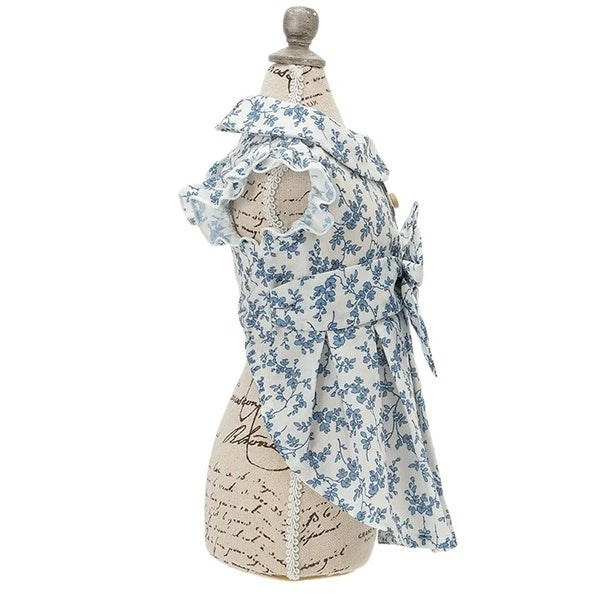 ローラアシュレイ LAURA ASHLEY リボンワンピース【小型犬 犬服 ウエア ワンピース ドレス セレブ】