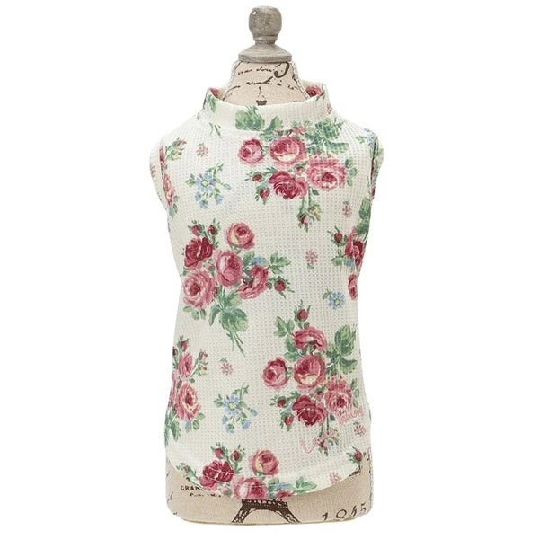 ローラアシュレイ LAURA ASHLEY ワッフルタンク【小型犬 犬服 ウエア トップス タンクトップ セレブ】