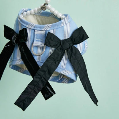 ルイスドッグ louisdog Walk With Me/Blue Silk【小型犬 犬用 カラー 首輪 ハーネス セット セレブ】