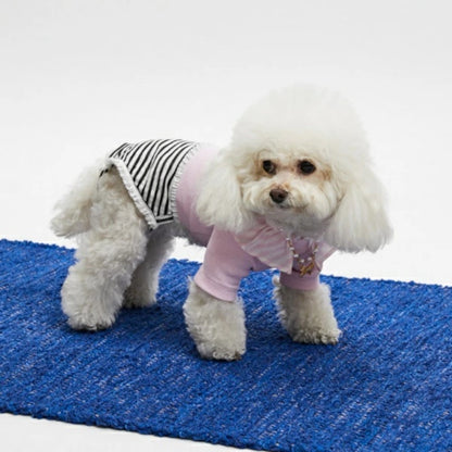 ルイスドッグ louisdog Parfait Pink Pants【小型犬 犬服 トップス つなぎ ロンパース セレブ】