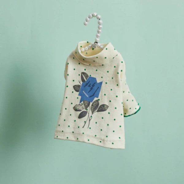 ルイスドッグ louisdog Blue Rose TEE【小型犬 犬服 トップス Tシャツ カットソー セレブ】