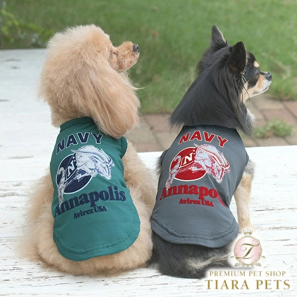 アヴィレックス AVIREX ミルアカデミータンク【小型犬 犬服 トップス タンクトップ カジュアル】