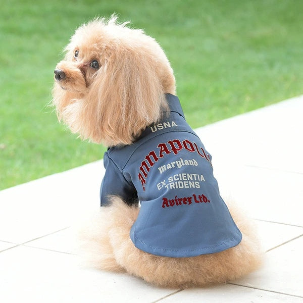 アヴィレックス AVIREX アナポリスワークシャツ【小型犬 犬服 トップス シャツ カジュアル】