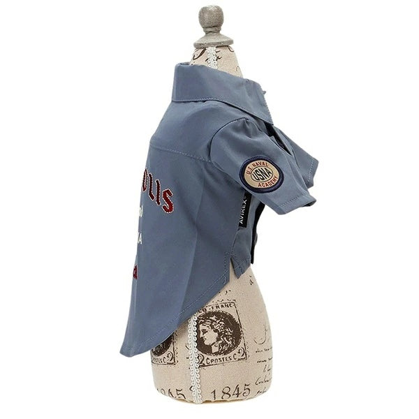 アヴィレックス AVIREX アナポリスワークシャツ【小型犬 犬服 トップス シャツ カジュアル】