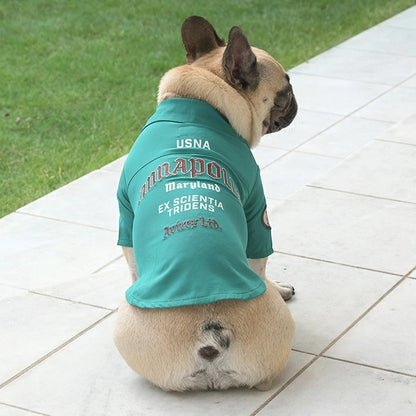 アヴィレックス AVIREX アナポリスワークシャツ【小型犬 犬服 トップス シャツ カジュアル】