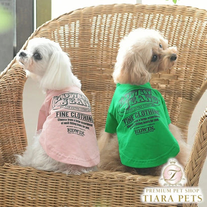エドウイン EDWIN ビンテージサーフTシャツ【小型犬 犬服 ウエア トップス Tシャツ カジュアル】