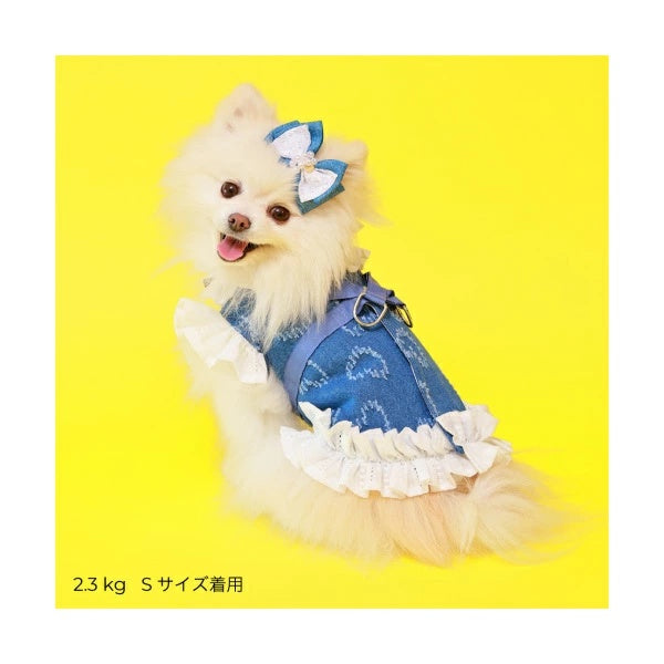 ゴッドピヴァ GODPIVA☆※5月下旬より順次発送☆COOLガーリーデニムハーネス【小型犬 犬用 ハーネス セレブ】