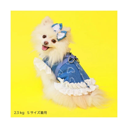 ゴッドピヴァ GODPIVA☆※5月下旬より順次発送☆COOLガーリーデニムハーネス【小型犬 犬用 ハーネス セレブ】
