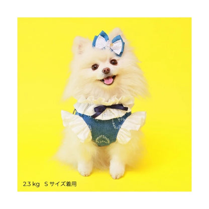 ゴッドピヴァ GODPIVA☆※5月下旬より順次発送☆COOLガーリーデニムハーネス【小型犬 犬用 ハーネス セレブ】