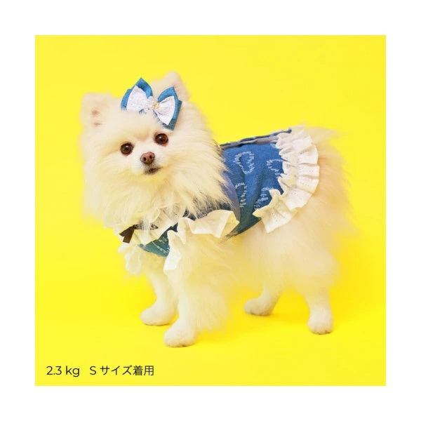 ゴッドピヴァ GODPIVA☆※5月下旬より順次発送☆COOLガーリーデニムハーネス【小型犬 犬用 ハーネス セレブ】