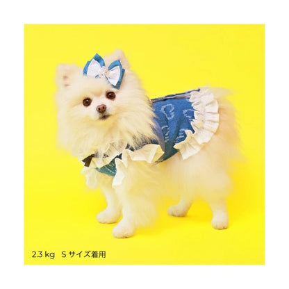 ゴッドピヴァ GODPIVA☆※5月下旬より順次発送☆COOLガーリーデニムハーネス【小型犬 犬用 ハーネス セレブ】