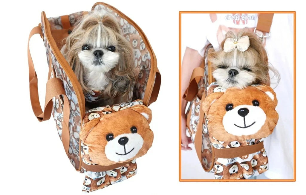 サーカスサーカス circus circus☆先行予約4月下旬入荷☆Toy Bear Traveling Mesh Carry(CCB-0071)【小型犬 犬用 オーナー用 キャリーバッグ カバン】